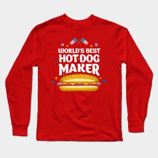 World's Best Hotdog Maker Long Sleeve T-Shirt